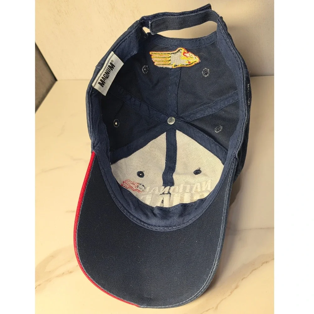 Magnum National Guard Panther Racing IndyCar Hat Navy Blue Adjustable Cap 4
